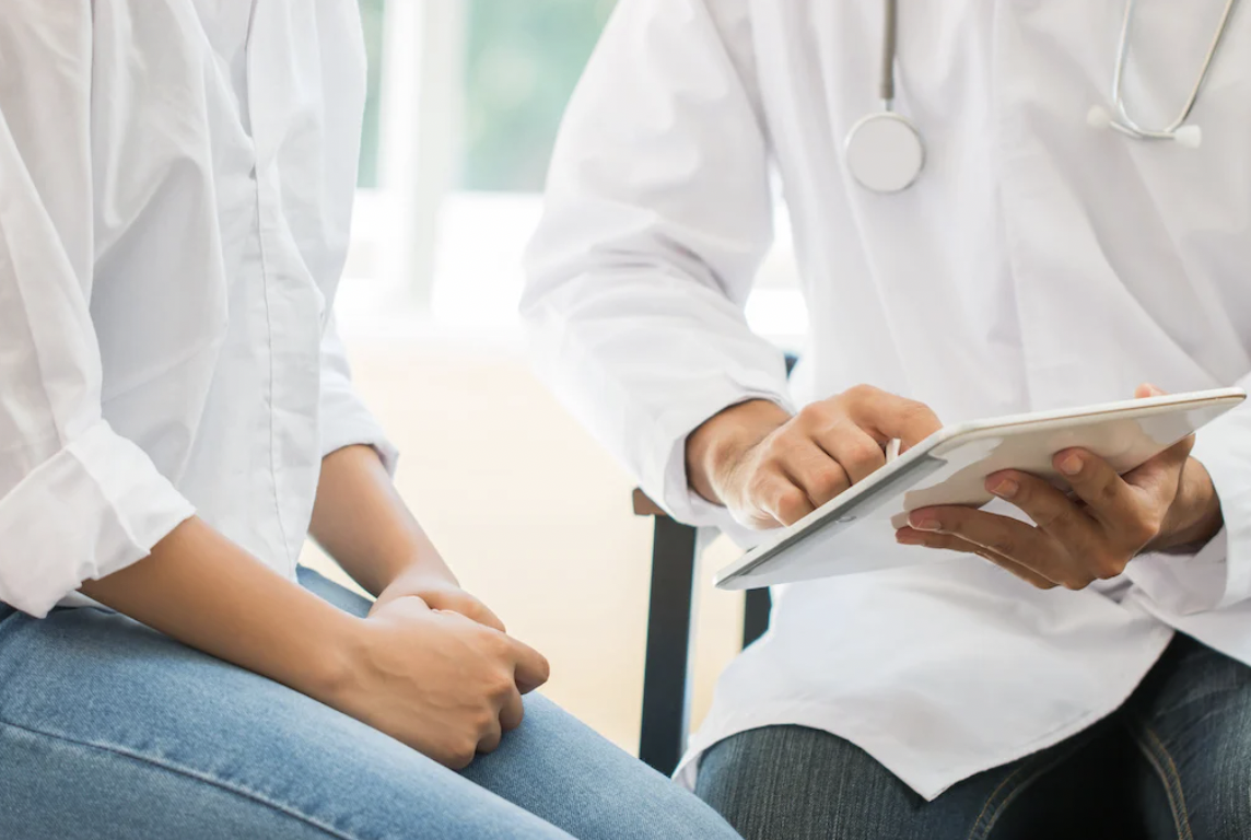 Healthcare professional conducting a functional capacity assessment